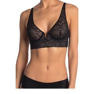 Free people oh scuba bralette in black